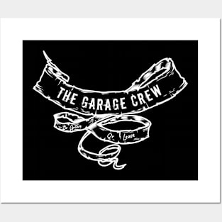 The Garage Crew- Be Groovy- White Ribbon Posters and Art